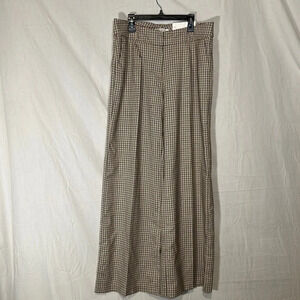 NWT gold, tan, & black Cato midrise trousers size 10
